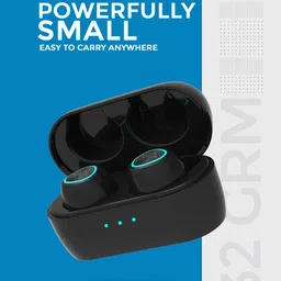 UNIGEN AUDIO Unisex Black Solid True Wireless Earbuds image 2