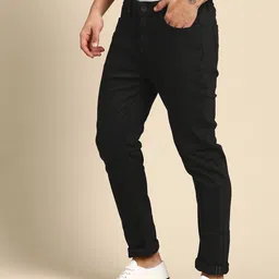 United Colors of Benetton Men Carrot Fit Stretchable Jeans image 2