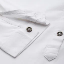 her by invictus Roll-Up Sleeves Studded Top image 4