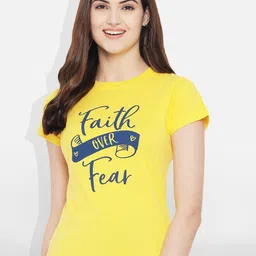 Fabflee Women Multicoloured 4 Printed T-shirt image 4