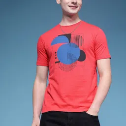 HERE&NOW Printed Pure Cotton T-shirt image 2