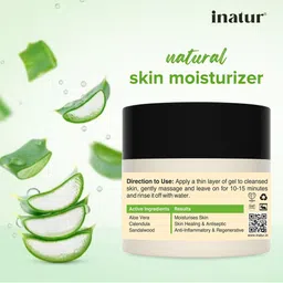 Inatur Combo Of 2 Aloe Vera Carrier Gel 100g Each image 5