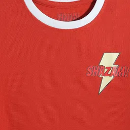 Eteenz Boys Shazam Printed Cotton T-shirt image 2