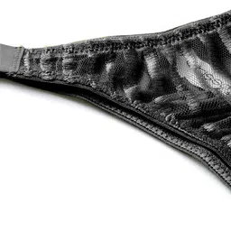 aoba EROTISSCH Women Black Self-Design Thongs AIP-19D image 3