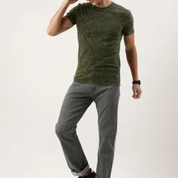 Peter England Casuals Men Slim Fit Heavy Fade Jeans image 3