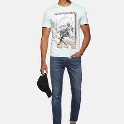 bollti Graphic Printed Round Neck Cotton T-shirt image 3