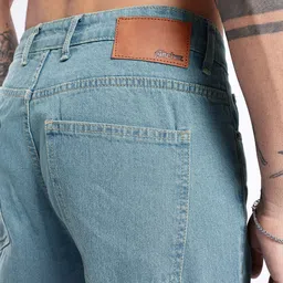 glitchez Men Timeless Classic Straight Fit Light Fade Jeans image 2