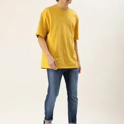 FOREVER 21 Men Mildly Distressed Heavy Fade Mid-Rise Stretchable Jeans image 4