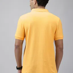 U.S. Polo Assn. Denim Co. Brand Logo Printed Polo Collar Pure Cotton Slim Fit T-shirt image 4