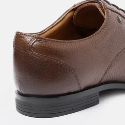 Van Heusen Men Textured Leather Formal Derbys image 2
