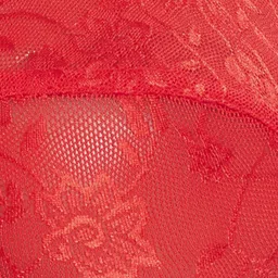 Clovia Chic Non-Padded Wirefree Bra In Red image 4