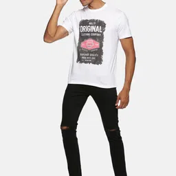 bollti Typography Printed Pure Cotton T-shirt image 3