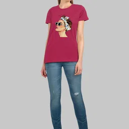 CHOZI Pack Of 2 Printed Bio Finish Running Cotton T-shirt image 3