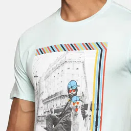 bollti Graphic Printed Round Neck Cotton T-shirt image 2