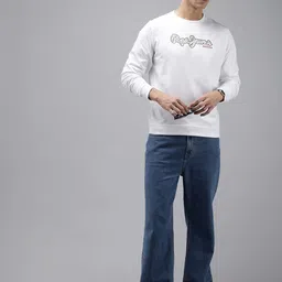 Pepe Jeans Brand Logo Printed Pullover Sweatshirt-picture-4