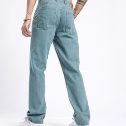 glitchez Men Timeless Classic Straight Fit Light Fade Jeans image 5