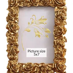 Art Street Golden Rose Textured Table Photo Frame image 4