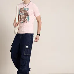 HERE&NOW Printed Pure Cotton T-shirt image 2