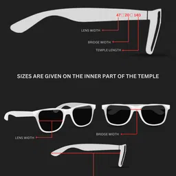 INVU Men Rectangle Sunglasses B2637A image 4