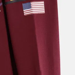 Monte Carlo Boys Maroon & Blue Placement Striped Sweatshirt image 5