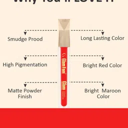 GlamFam Set of 6 Liquid Sindoor-Red image 4