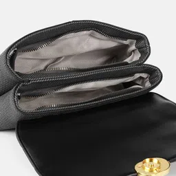 Mast & Harbour Textured Structured Satchel Bag image 4