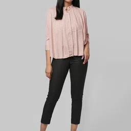 Park Avenue Woman Women Brown Printed Top image 4