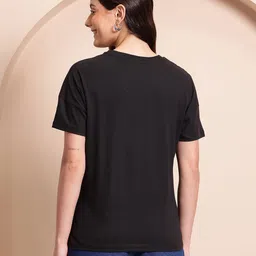 Mast & Harbour Typography Print Relaxed Fit Cotton T-shirt image 2