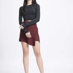 glitchez Effortless Style Fitted Crop Top image 2