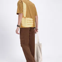 glitchez Witty Wear Printed Oversized Fit T-shirt image 5