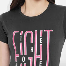 Fabflee Pack of 2 Typography Printed T-shirt image 4