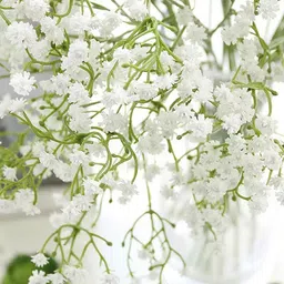 Art Street White & Green Artificial Gypsophila Flowers image 2