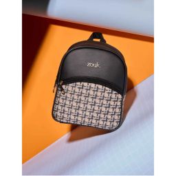 Zouk Women Beige Carter Checks Dalila Mini Backpack-picture-19