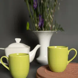 Dankotuwa Green 2 Pcs Porcelain Coffee Mug 350 ml image 1