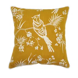 ODE & CLEO Cotton Cushion Covers 18X18 in Zip Closure Sofa Cushion (Set of 2) image 2