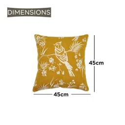 ODE & CLEO Cotton Cushion Covers 18X18 in Zip Closure Sofa Cushion (Set of 2) image 3