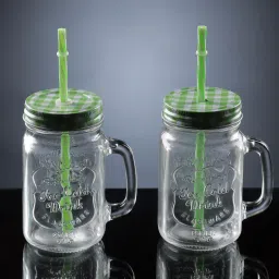 ceradeco (Set of 2) 400ml Glass Sipper image 2
