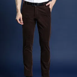 Hancock Men Tailored Slim Fit Corduroy Trousers-picture-14