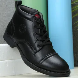 Field Care Men Textured Textured Regular Boots Comfort Uniform Casual Padded-picture-23