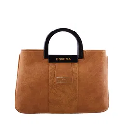 ESBEDA Brown Solid Handheld Bag image 1