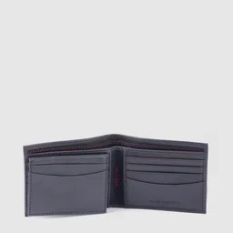 Tommy Hilfiger Men Navy Blue Leather Solid Two Fold Wallet with Detachable Flap image 3