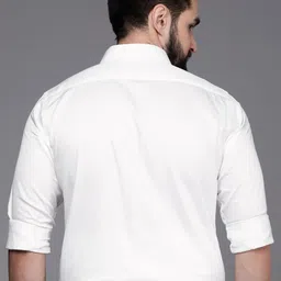 Raymond Solid Slim Fit Pure Cotton Formal Shirt image 5