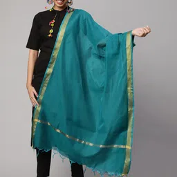 Nayo Pack Of 3 Art Silk Zari Dupatta image 3