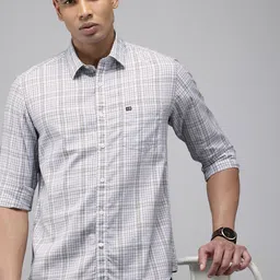 Arrow Sport Pure Cotton Manhattan Slim Fit Checked Casual Shirt-picture-39