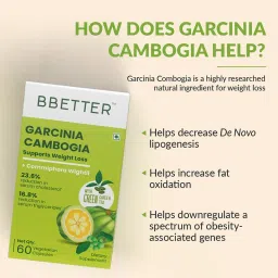 BBETTER Garcinia Cambogia For Weight Loss Supplement - Veg Capsules image 2