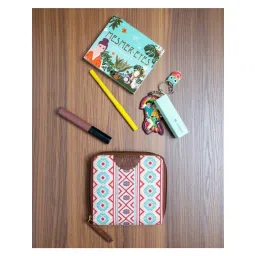 Teal by CHUMBAK Mercado Aztec Mini Wallet image 2