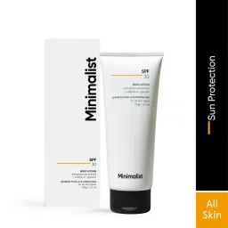 Minimalist SPF 30 Body Lotion With Vitamin E, Gylcerin & Green Tea Extract image 1