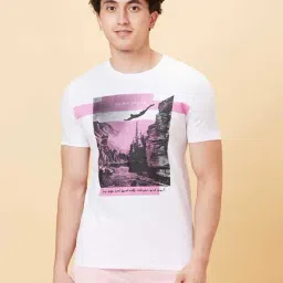 Being Human White Slim Fit Crew T-Shirt-picture-14