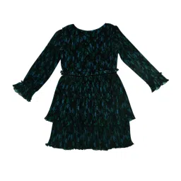 Gini & Jony Kids Black Printed Dress image 2