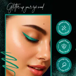 renee cosmetics RENEE Glitterish Eyeliner - 05 Golden image 2